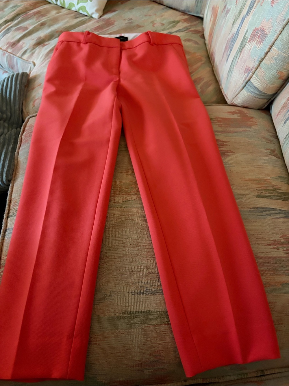 Talbots Hampshire Ankle Pants Coral Pink 6P Like New